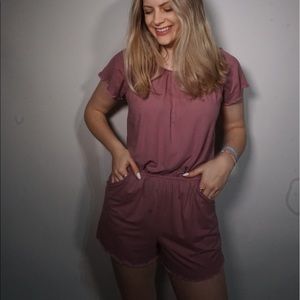 Purple Romper